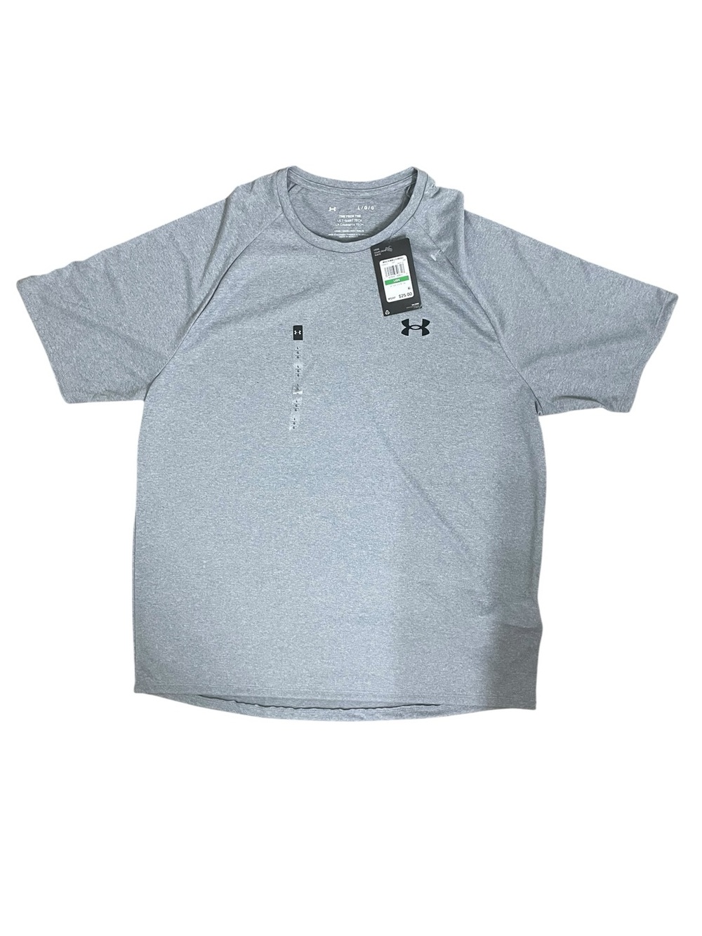 Under Armour Tech Tee Gray Short Sleeve Loose Fit Men’s Size Large NWT
